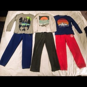 Boys Bundle Shirt and Pants Size Medium M 7/8